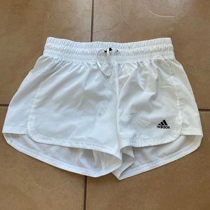White Adidas Training Shorts
